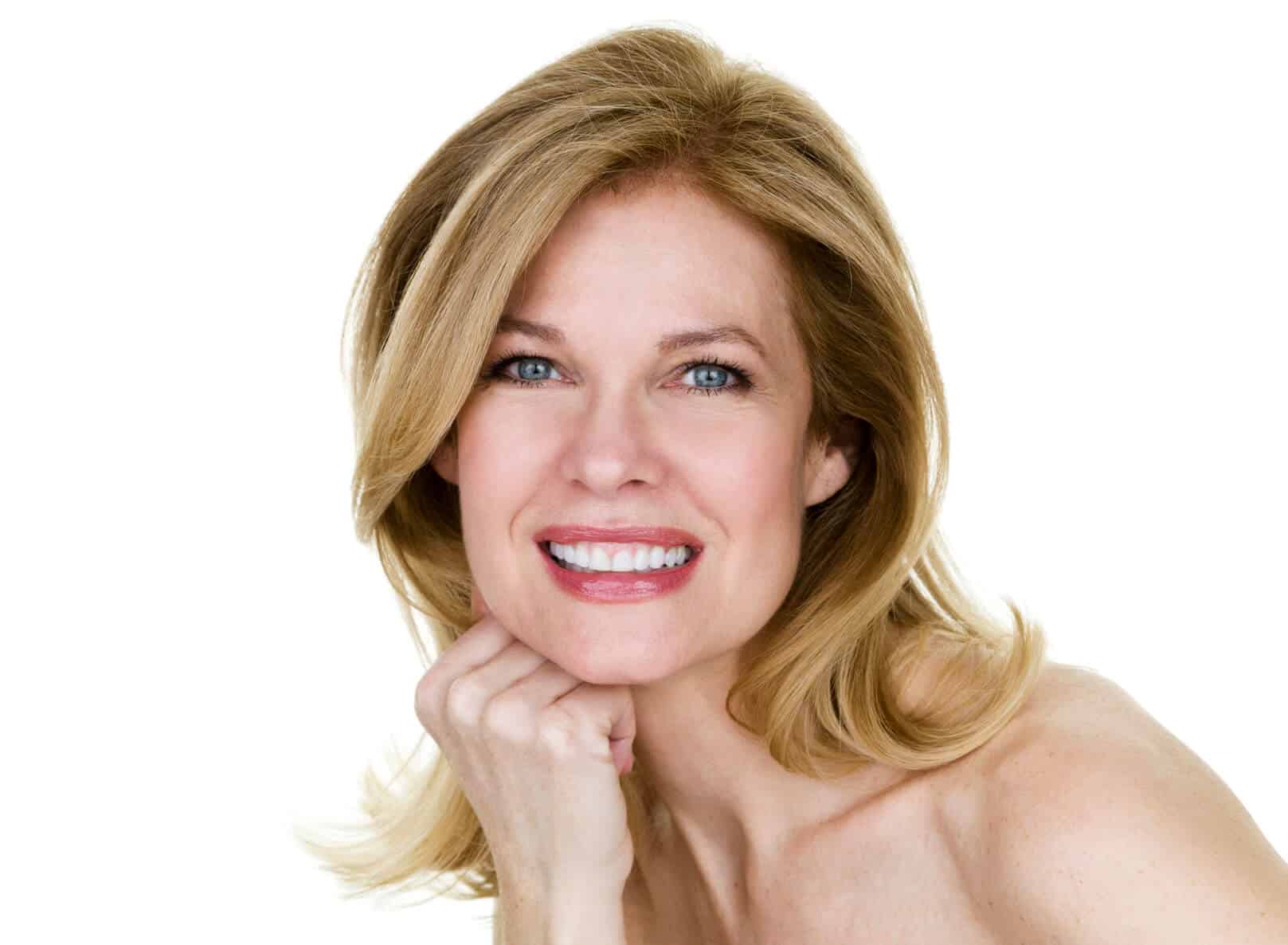 Woman following botox treatment in New York